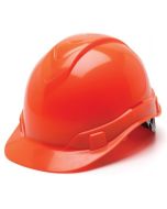 Pyramex HP44141 Ridgeline Hard Hat - Cap Style - 4 Pt Ratchet Suspension - Hi Vis Orange