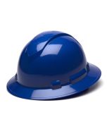 Pyramex HP56160 Ridgeline Hard Hat - Full Brim - 6Pt Ratchet Suspension - Blue