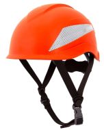 Pyramex HP76140 Ridgeline XR7 Type I Safety Helmet - 6 Pt. Ratchet - Integrated Chin Strap - Orange