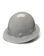 Pyramex HPS24112 SL Series Sleek Shell Hard Hat - Full Brim Style - 4 Pt Ratchet Suspension - Gray