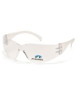Pyramex Intruder S4110R25 Reader Safety Glasses, Clear Frame, Clear Bifocal Lens +2.5 Magnification