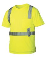 Pyramex RTS2110 Hi Vis Yellow Safety T-Shirt - Type R - Class 2