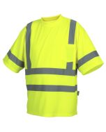 Pyramex RTS3410 Hi Vis Yellow Safety T-Shirt - Type R - Class 3