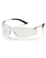 Pyramex S5810S Itek Safety Glasses - Clear Frame - Clear Lens 
