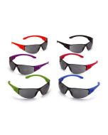 Pyramex S9520SMP Trulock Safety Glasses - Multi-Colored Temples - Gray Lens - Multi Pack 12 Pairs
