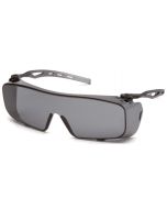 Pyramex S9920STM Cappture Safety Glasses - Gray Frame - Gray H2MAX Anti-Fog Lens