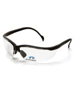 Pyramex SB1810R20 Venture II Reader Safety Glasses - Black Frame - Clear Lens Bifocal, +2.0 Mag