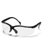 Pyramex SB1810S Venture II Safety Glasses - Black Frame - Clear Lens
