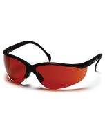 Pyramex SB1835S Venture II Safety Glasses - Black Frame - Sun Block Bronze Lens