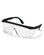 Pyramex SB410SR Integra Safety Glasses - Black-Ratchet Frame - Clear Lens