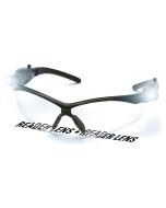 Pyramex SB6310STPLEDR15 PMXTREME LED Temples Readers Safety Glasses - Black Frame - Clear Bifocal Lens +1.5 Magnification