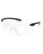 Pyramex SB8810S Intrepid II Safety Glasses - Black / Gray Frame - Clear Lens 