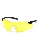 Pyramex SB8830S Intrepid II Safety Glasses - Black / Gray Frame - Amber Lens - (CLOSEOUT)