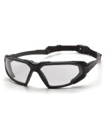 Pyramex SBB5010DT Highlander Safety Glasses - Black Frame - Clear Anti-Fog Lens