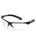 Pyramex Sitecore SBG10110D Safety Glasses - Black / Gray Frame - Clear Lens