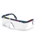 Pyramex SM410S Integra Safety Glasses - Mixed Blue Frame - Clear Lens