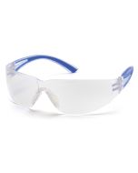 Pyramex SN3610S Cortez Safety Glasses - Navy Temples - Clear Lens