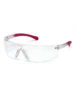 Pyramex SP7210ST Provoq Safety Glasses - Pink Frame - Clear Anti-Fog Lens