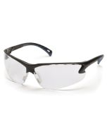 Pyramex Venture 3 SB5710D Safety Glasses - Black Frame - Clear Lens 