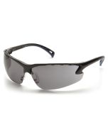 Pyramex Venture 3 SB5720D Safety Glasses - Black Frame - Gray Lens 
