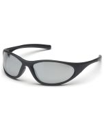 Pyramex Zone II SB3370E Safety Glasses - Black Frame - Silver Mirror Lens 