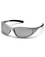 Pyramex Zone II SS3370E Safety Glasses - Silver Frame - Silver Mirror Lens 