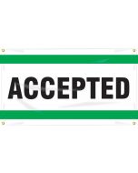 Quality Control Banner - Accepted - 28" x 48" 