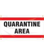 Quality Control Banner - Quarantine Area - 28" x 48" 