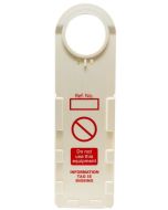 Scaffold Status Safety Tag Holder: Do Not Use This Equipment Information Tag Is Missing