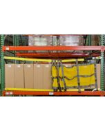 Sliding Rack Safety Net - 8 Ft Bay - Standard Attachment (Teardrop, Slotted)