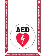Slip-Gard Floor Marking Kit - AED Keep Area Clear