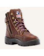Steel Blue Southern Cross Zip Ladies Work Boots - Met / PR Midsole - Steel Toe