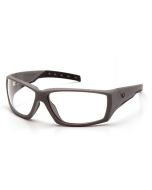 Venture Gear Overwatch VGSUG710T Safety Glasses - Urban Gray Frame - Clear Anti Fog Lens