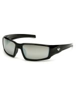 Venture Gear Pagosa VGSB570T Safety Glasses - Black Frame - Silver Mirror Anti Fog Lens