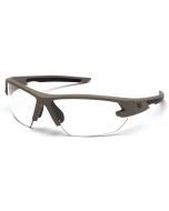 Venture Gear VGST1410T Semtex 2.0 Safety Glasses - Tan Frame - Clear Anti-Fog Lens