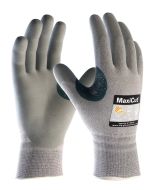 ATG 19-D470 MaxiCut Seamless Knit Dyneema / Engineered Yarn Glove with Nitrile Coated MicroFoam Grip on Palm & Fingers - Dozen