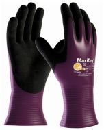 ATG MaxiDry 56-426 Ultra Lightweight Nitrile Glove with Seamless Knit Nylon Liner and Non-Slip MicroFoam Grip on Palm & Fingers - Fully Coated Gauntlet - Dozen