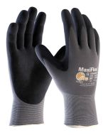 ATG MaxiFlex 34-874 Ultimate Seamless Knit Nylon/Elastane Glove with Nitrile Coated MicroFoam Grip on Palm & Fingers - Dozen
