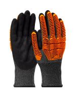PIP 16-MPT630 G-Tek PolyKor Nitrile Coated - A6 Cut Level - D3O Impact Work Gloves - Pair 