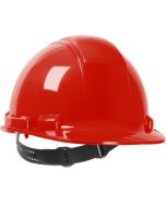 PIP 280-HP241R Dynamic Whistler Hard Hat - Cap Style - 4 Point Ratchet - Hi-Vis Red - 12 / Pack