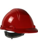 PIP 280-HP542R Mont-Blanc Type II, Cap Style Hard Hat with HDPE Shell, 4-Point Textile Suspension and Wheel Ratchet Adjustment - Red