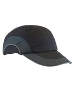 PIP 282-ABR170 HardCap A1+ Baseball Style Bump Cap with HDPE Protective Liner and Adjustable Back - Black