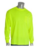 PIP 310-1100 (Non-ANSI) Long Sleeve T-Shirt - Hi-Vis Yellow