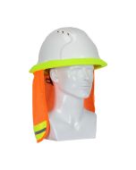 PIP 396-700FR FR Treated Hi-Vis Orange Hard Hat Neck Shade, Use on Cap Hard Hats