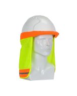 PIP 396-700FR FR Treated Hi-Vis Yellow Hard Hat Neck Shade, Use on Cap Hard Hats
