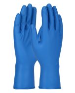 PIP 67-308 Grippaz Food Plus Extended Use Disposable Ambidextrous Nitrile Glove with Textured Fish Scale Grip - 8 Mil - 48 Gloves / Bag
