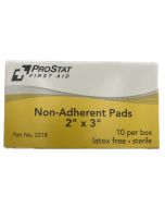 ProStat 2218 Non-Adherent Pads - 2" x 3" - 10 Per Box