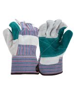 Pyramex GL1006W Cowhide Leather Palm Work Glove w/ Cowhide Safety Cuff - Pair
