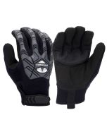 Pyramex GL204HT TPR Impact Protection - Synthetic Leather - PVC Palm Patch - Work Glove - Pair