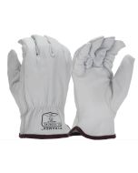 Pyramex GL3008CK Premium Grain Goatskin Leather Driver Gloves - HPPE 360 A7 Cut Liner - Pair